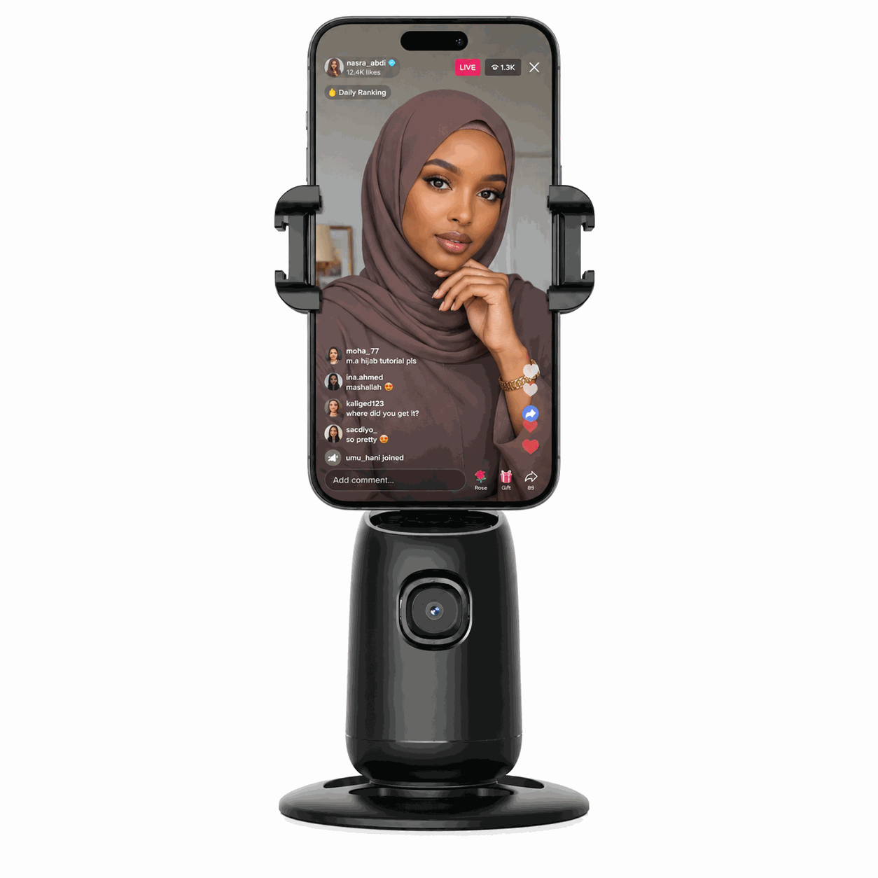 AI Smart Selfie Stick 360-degree – view 3